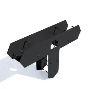 Metal bracket for Strong Pergola DUO Part, outdoor pergola support component.