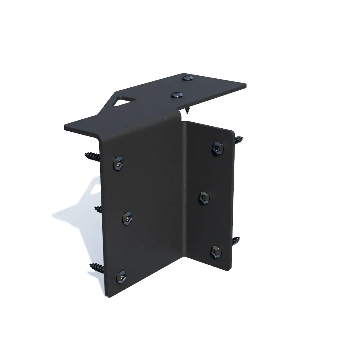Heavy-duty double L-joint for pergola structural support and stability.