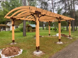 Pergola Wide ARC strong pergola client