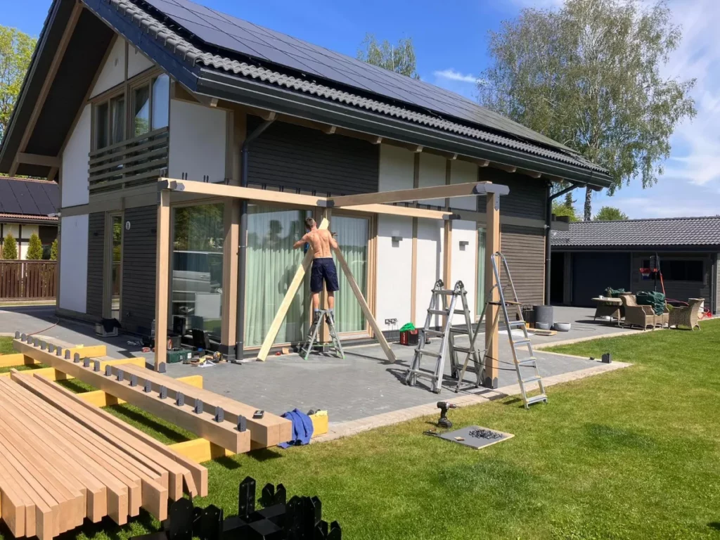 Stron Pergola kundprojekt