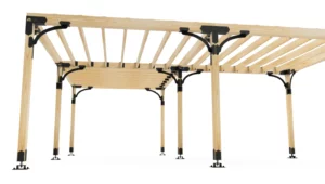 Strong Wide L Pergola